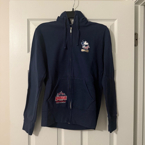 Disney World Other - Disney Epcot World Showcase American Adventure Full Zip Hoodie Fits Youth Large